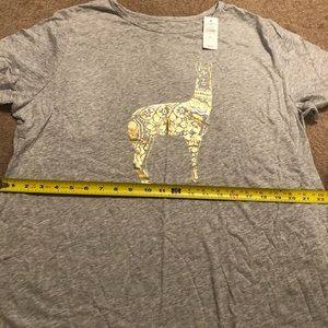 NWT Loft Llama T-shirt